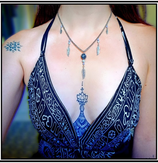 Plumes Argentée ⛓️