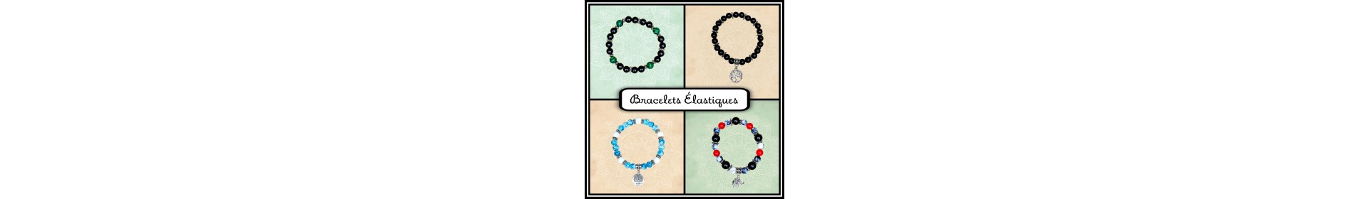 🔘 BRACELETS DE PERLES ÉLASTIQUES 🔘